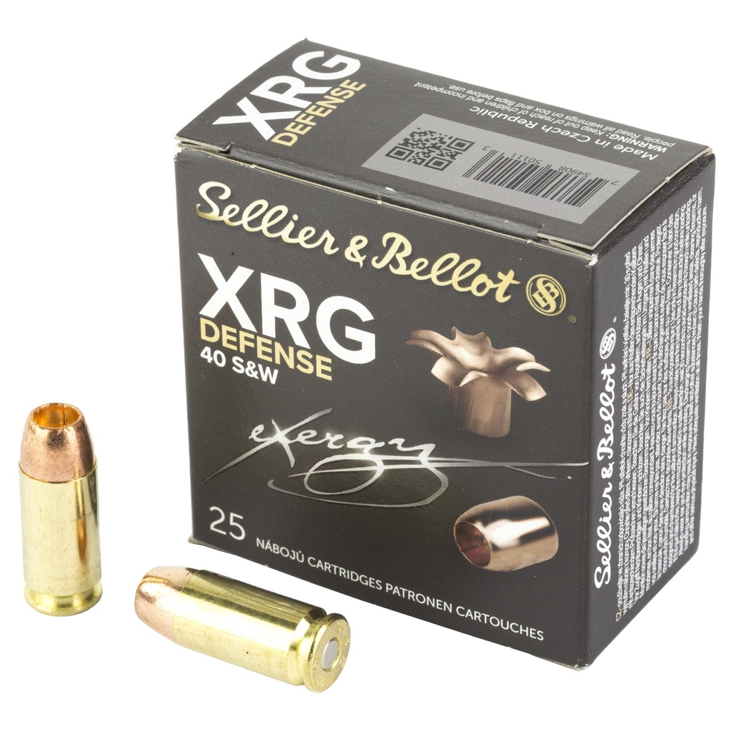 Sellier & Bellot S&B 40 S&W 130GR XRG 25/1000
