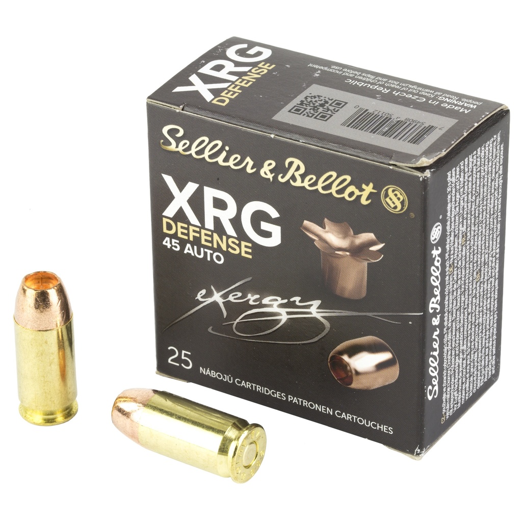Sellier & Bellot S&B 45ACP 165GR XRG 25/1000