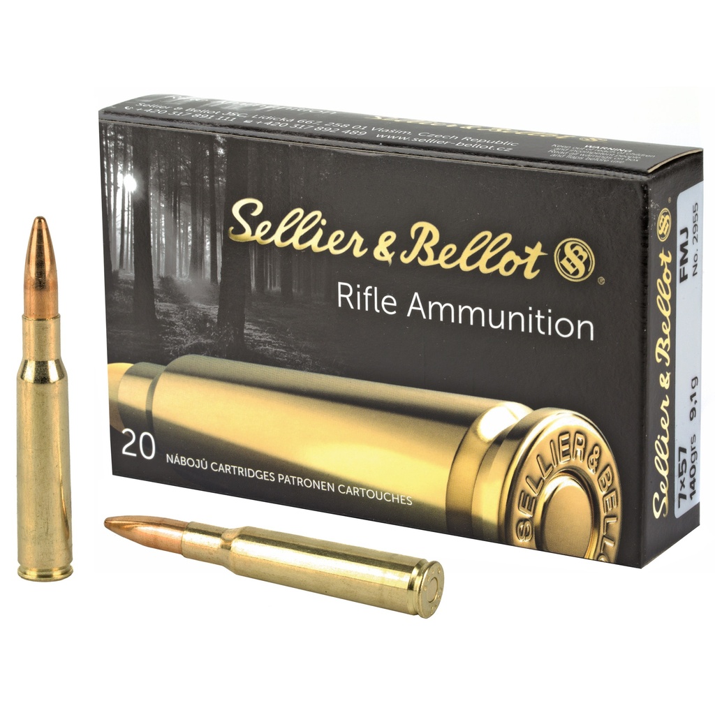 Sellier & Bellot S&B 7X57 140GR FMJ 20/400