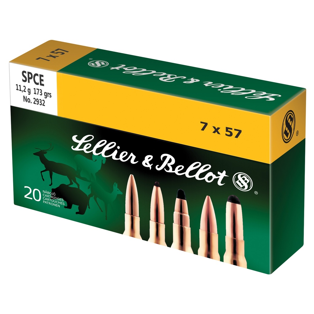 Sellier & Bellot S&B 7X57 173GR SPCE 20/400