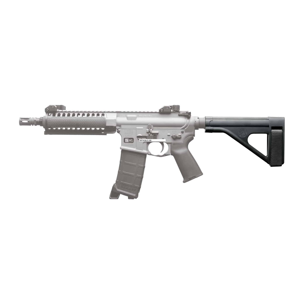 SB TACTICAL AR PISTOL BRACE SOB BLACK