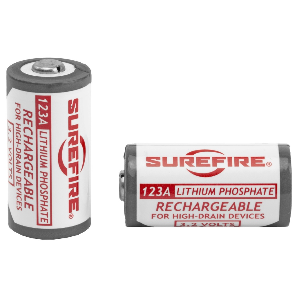 SUREFIRE LFP 123A RECHARGE BATT 2PK