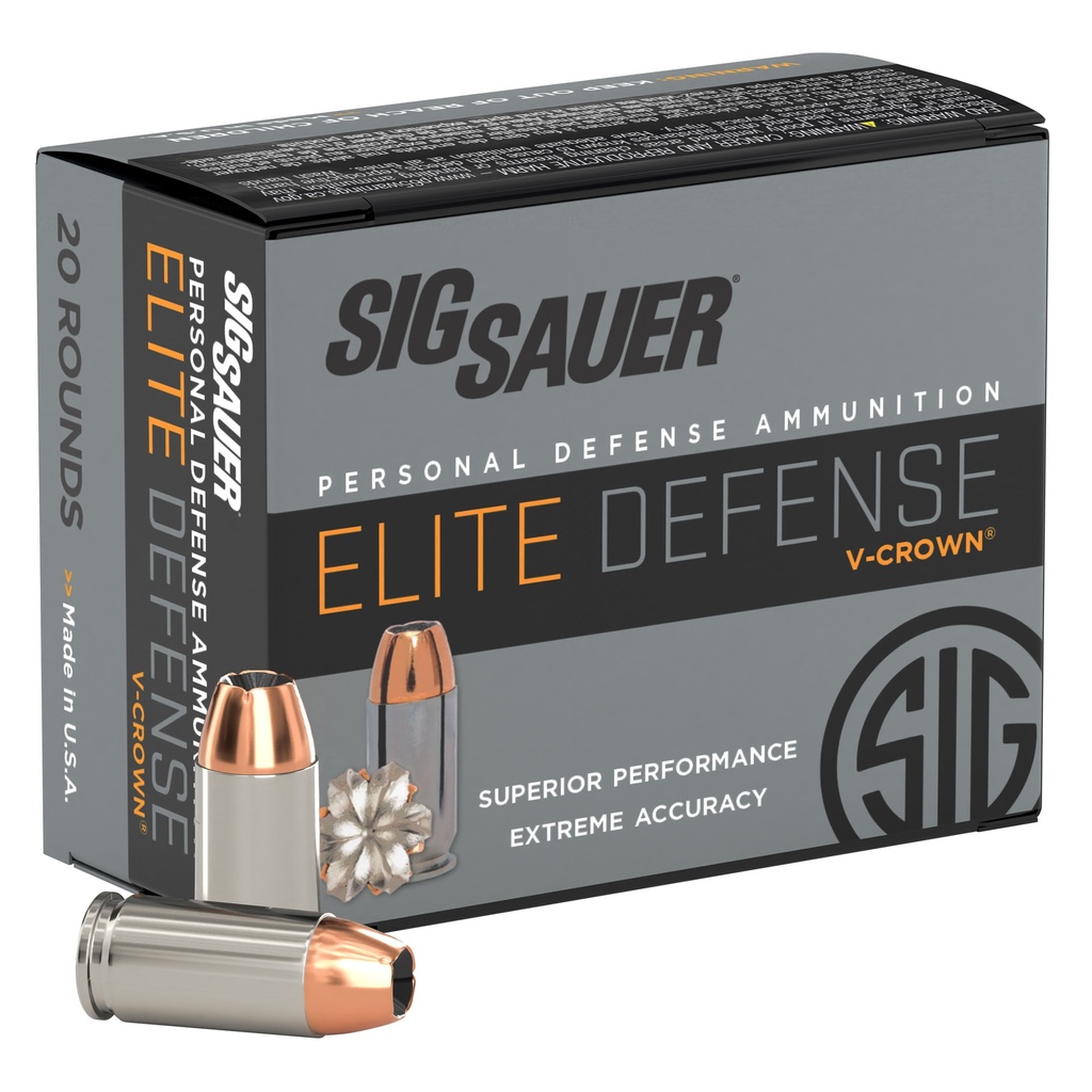 SIG AMMO 40SW 165GR JHP 20/200