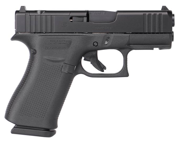 GLOCK G43X 9MM BLACK 3.39" MOS RAIL