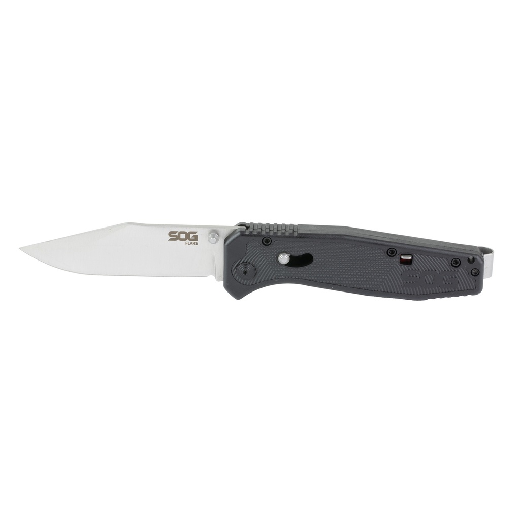 SOG FLARE SATIN STRAIGHT 3.5" BLACK