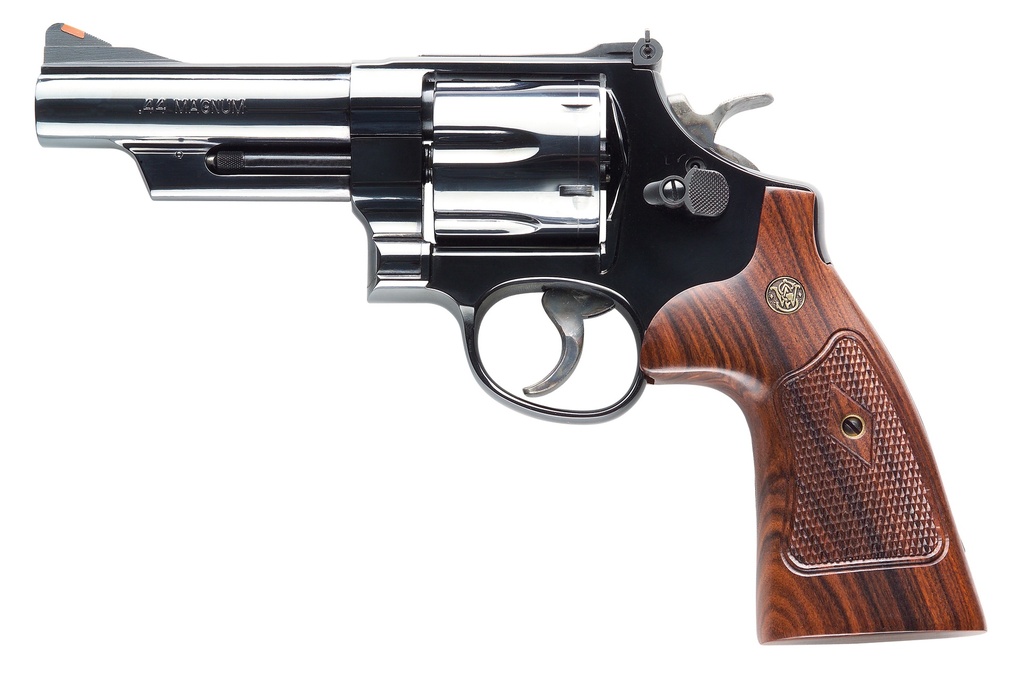 Smith and Wesson 29 44M/44S 4" 6RD BL/WD AS