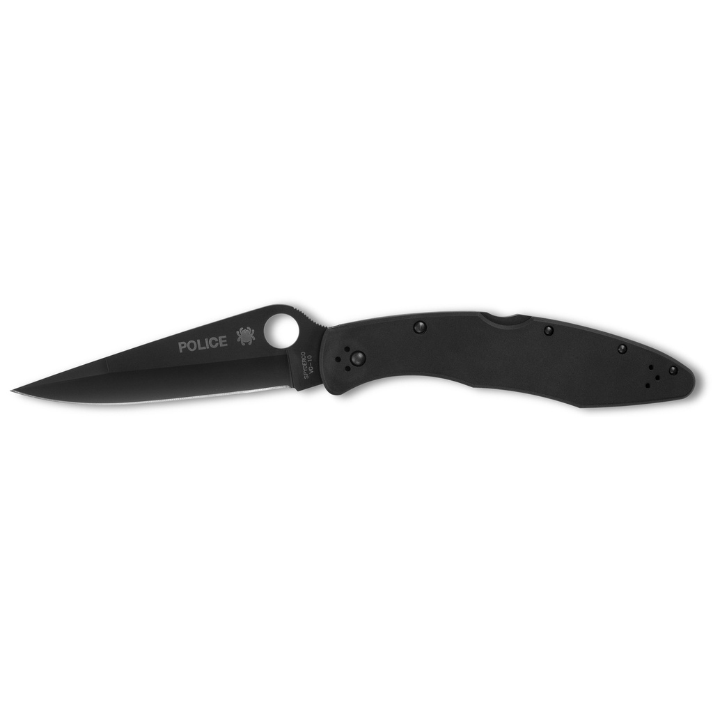 SPYDERCO POLICE SS 4.2" BLACK/BLACK