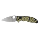 SPYDERCO MANIX 2 SALT 3.37" YELLOW/SILVER