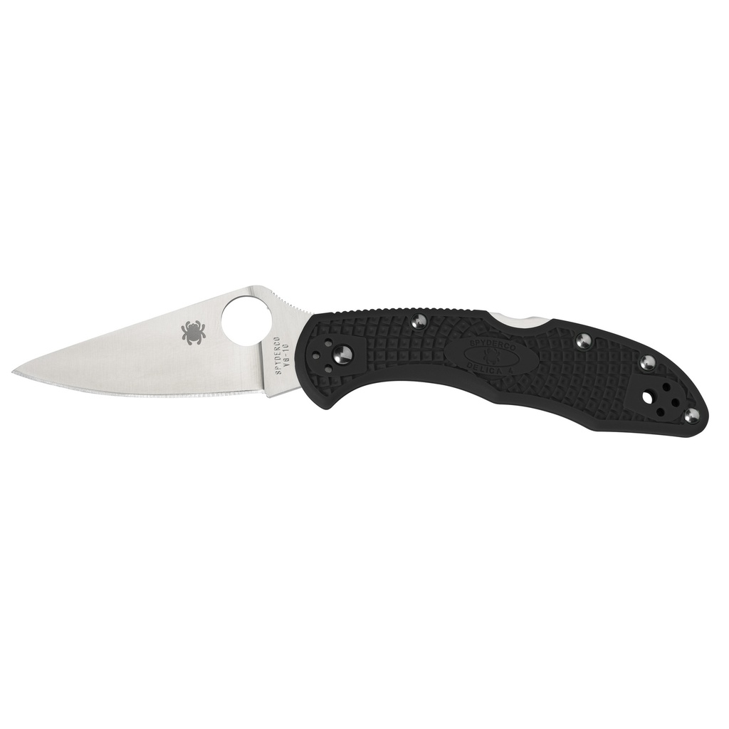 SPYDERCO DELICA4 BLACK FFG PLAINEDGE
