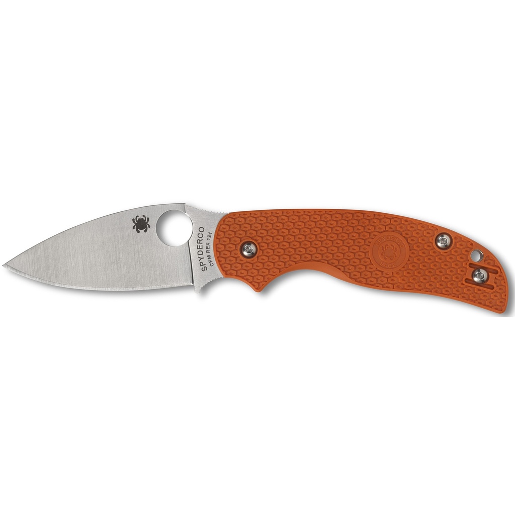 SPYDERCO SAGE 5 BRNT LTWT 3" ORANGE