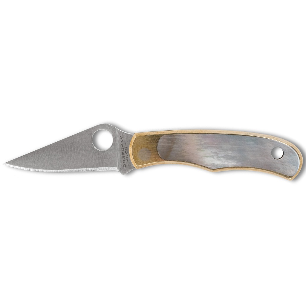 SPYDERCO BUG 1.25" NICK/SILV ABALONE