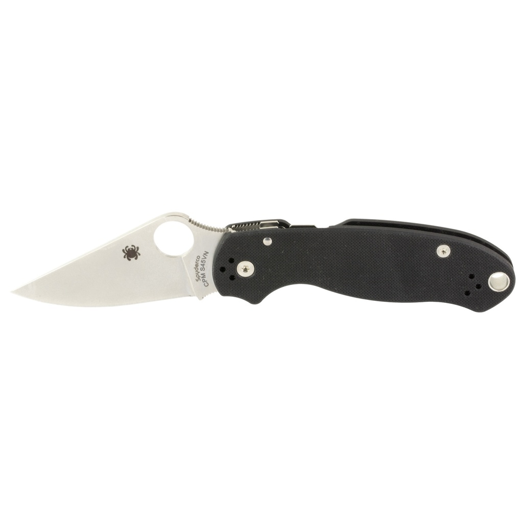 SPYDERCO PARA 3 G10 BLACK PLAINEDGE