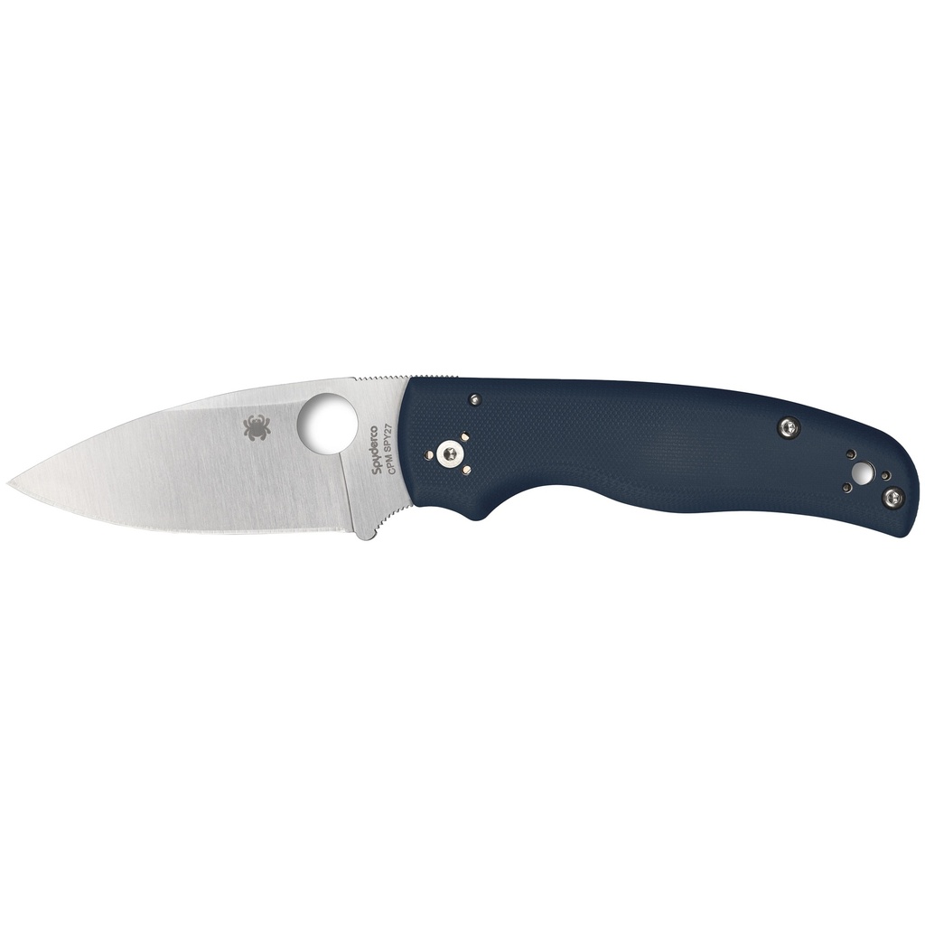 SPYDERCO SHAMAN G-10 3.58" BLUE
