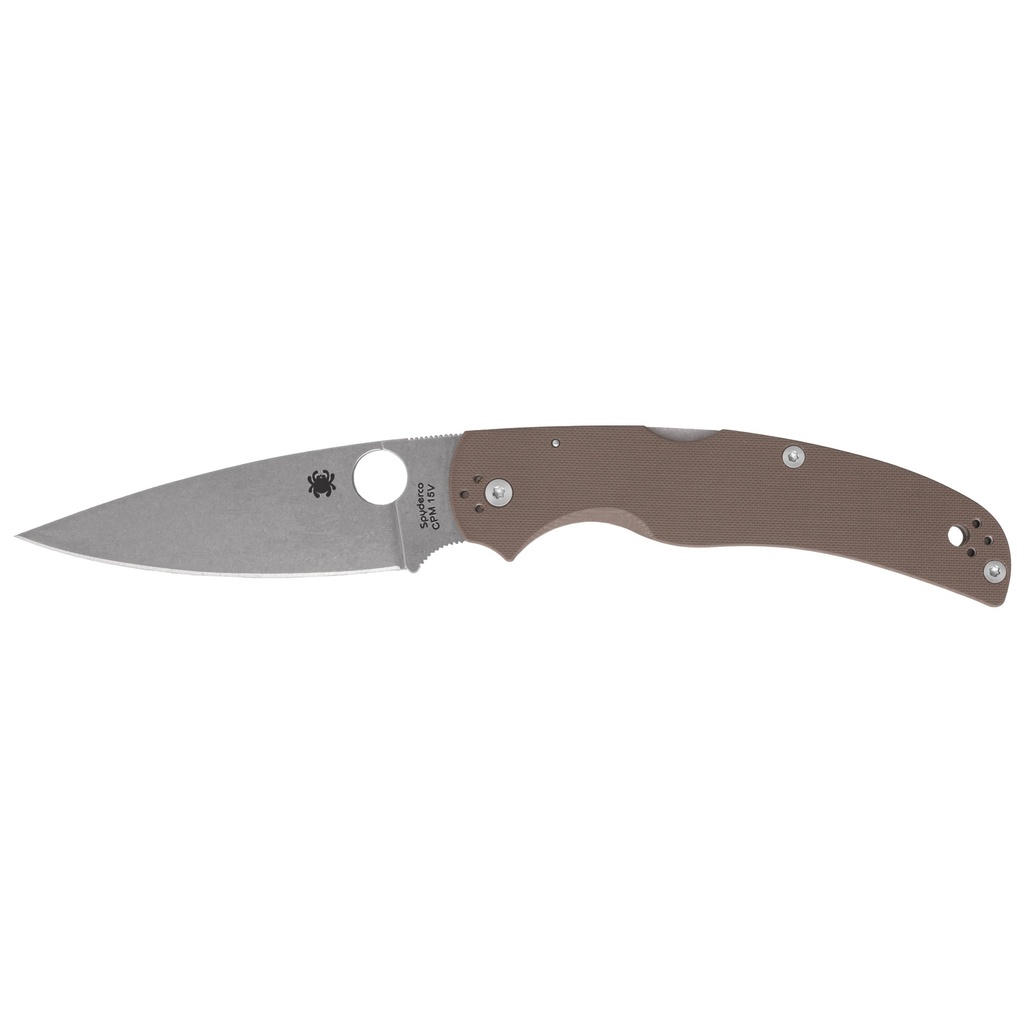 SPYDERCO NATIVE CHIEF 4.08" BRN/SILVER