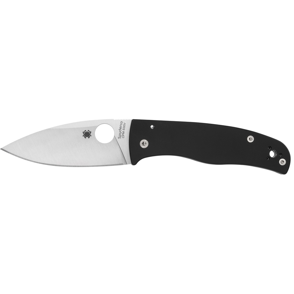 SPYDERCO BODACIOUS BLACK/SILVER S30V