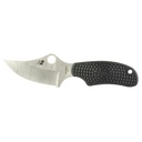 SPYDERCO ARK LTWT 2.56" BLACK W/SHEATH