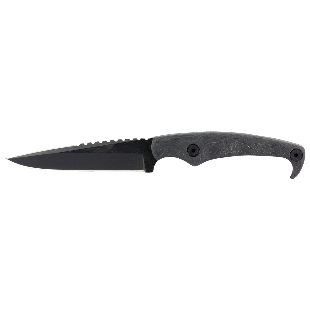 STROUP MK2 4" CERAKOTE BLACK W/SHEATH