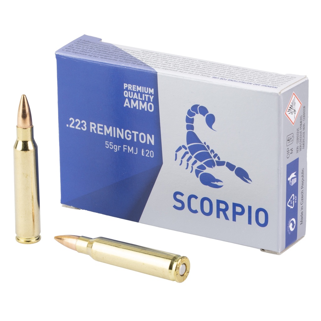 STV Technology SCORPIO AMMO 223REM 55GR FMJ 20/1000