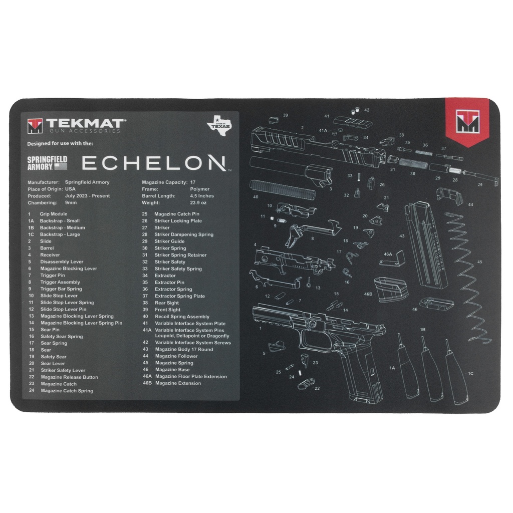 TEKMAT SPRINGFIELD ECHELON CLEANING MAT