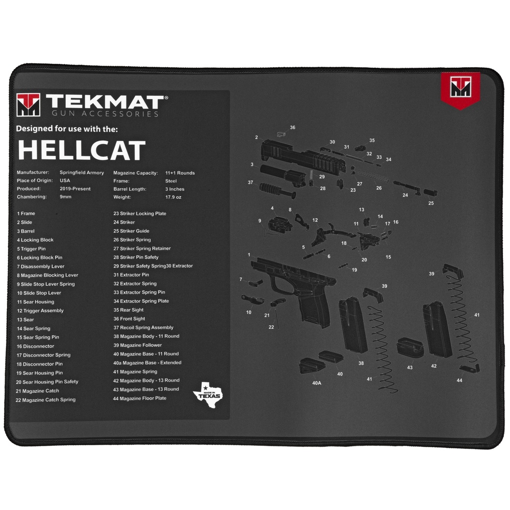 TEKMAT ULTRA PISTOL MAT HELLCAT