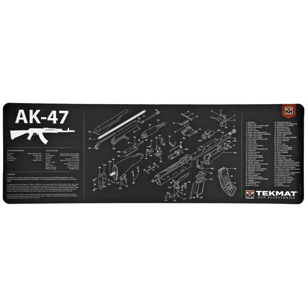 TEKMAT RIFLE MAT AK47 BLACK