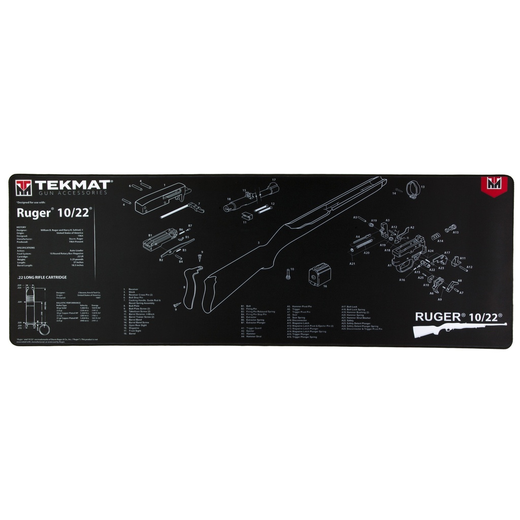 TEKMAT ULTRA RIFLE MAT RUGER 10/22