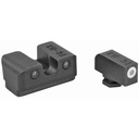 TRUGLO TRITIUM PRO FOR GLOCK LOW WHITE SET
