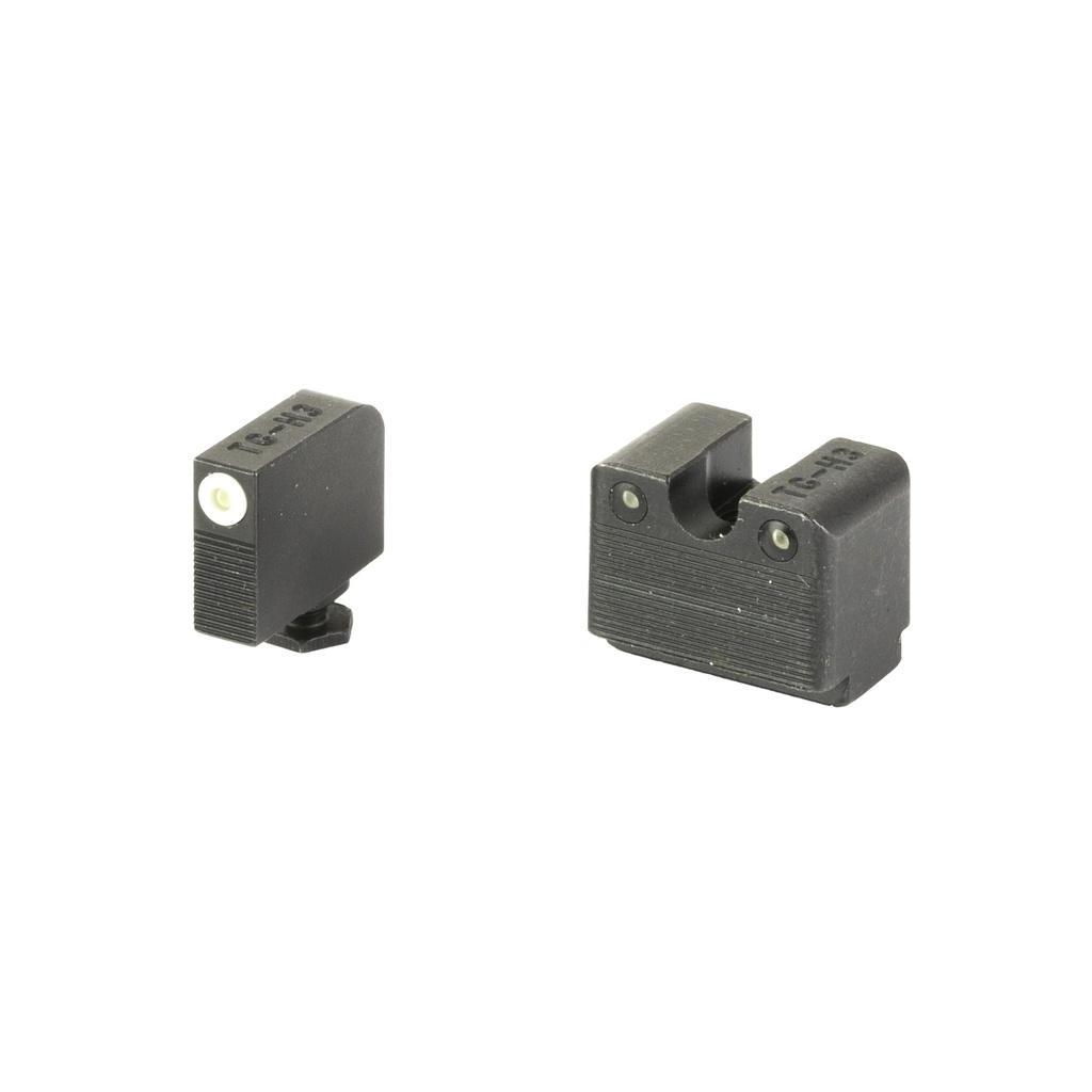 TRUGLO TRITIUM PRO FOR GLOCK 43 MOS WHITE