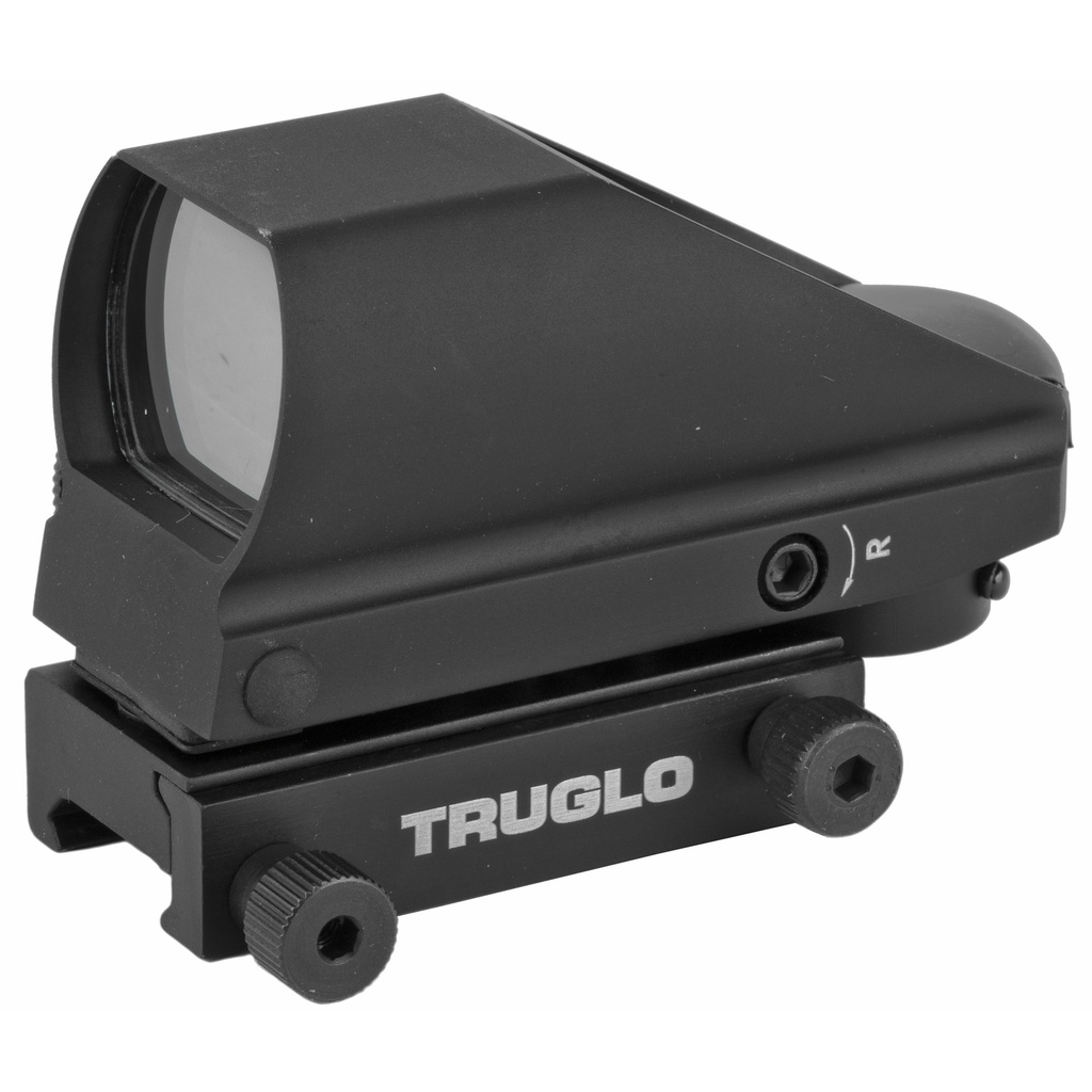 TRUGLO TRU-BRITE OPEN RED SIGHT BLACK