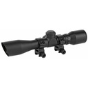 TRUGLO 4X32 SR DIAMND BLACK W/ RINGS
