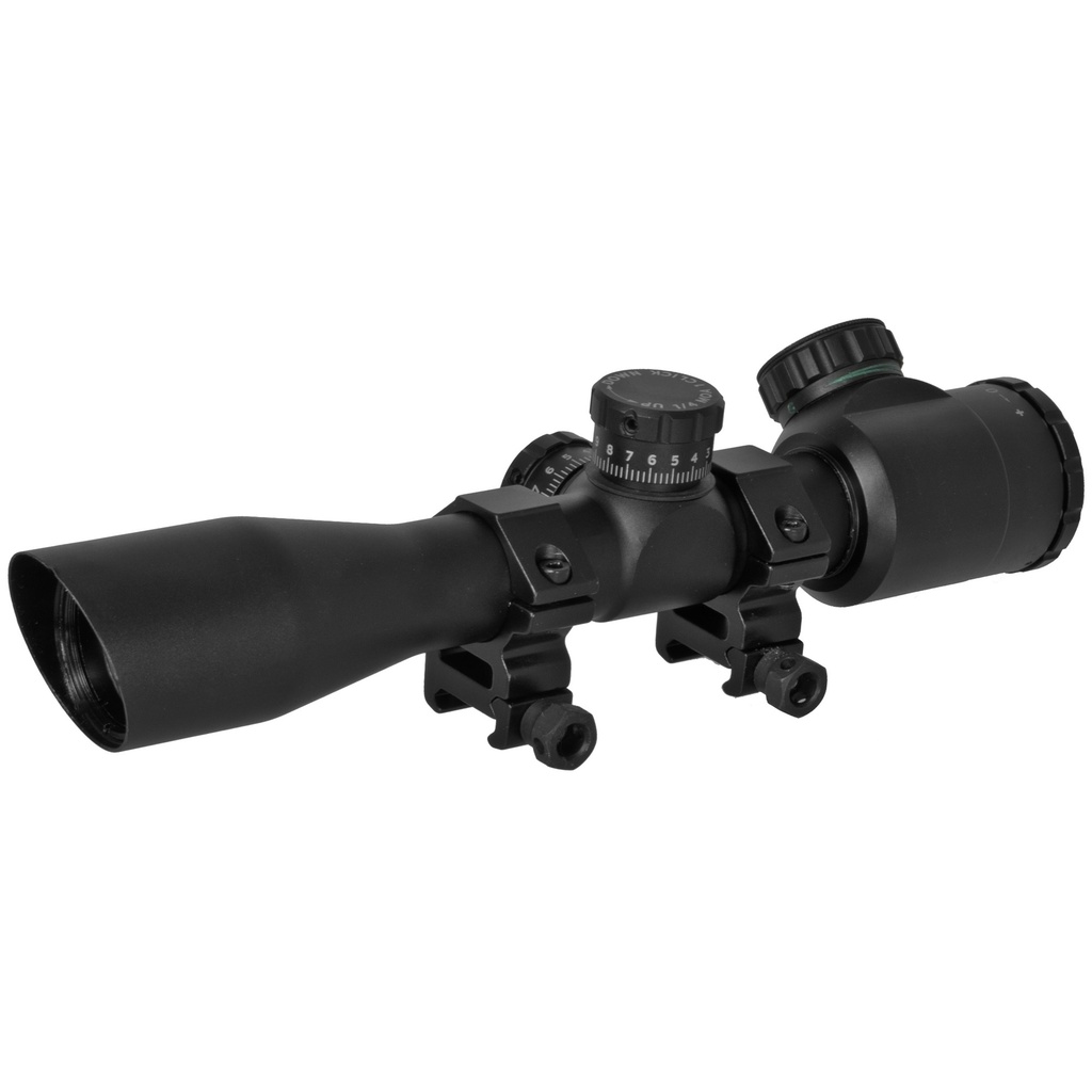 TRUGLO XTREME 4X32 MDOT IR RINGS BLACK