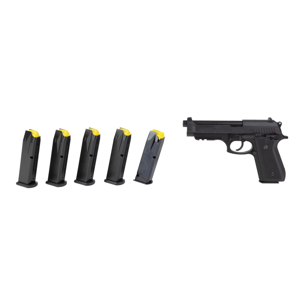 TAURUS PT92 9MM 5" 18RD BUNDLE BLK