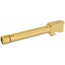 TRUE PREC BARREL FOR G17 GOLD THREADED