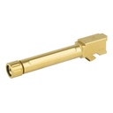 TRUE PREC BARREL FOR RUG RXM GOLD TIN THREADED