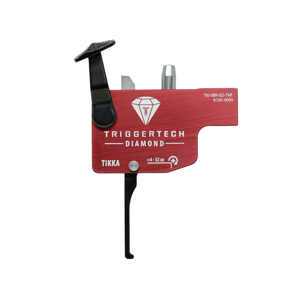 TriggerTech TRIGRTECH TIKKA DIAMOND FLT LH RED