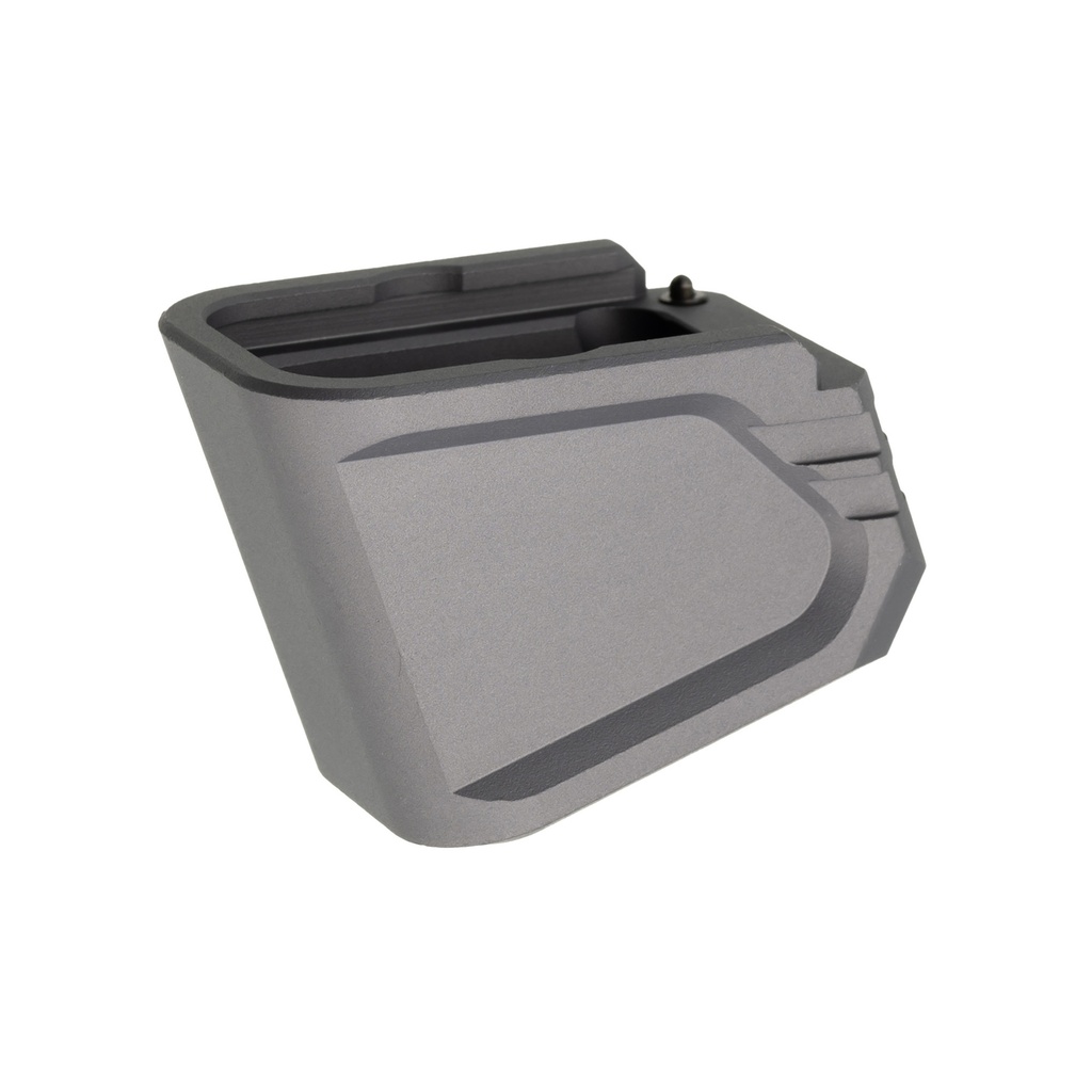 TYRANT MAG EXT FOR GLOCK 19/23 +5/4 GRAY