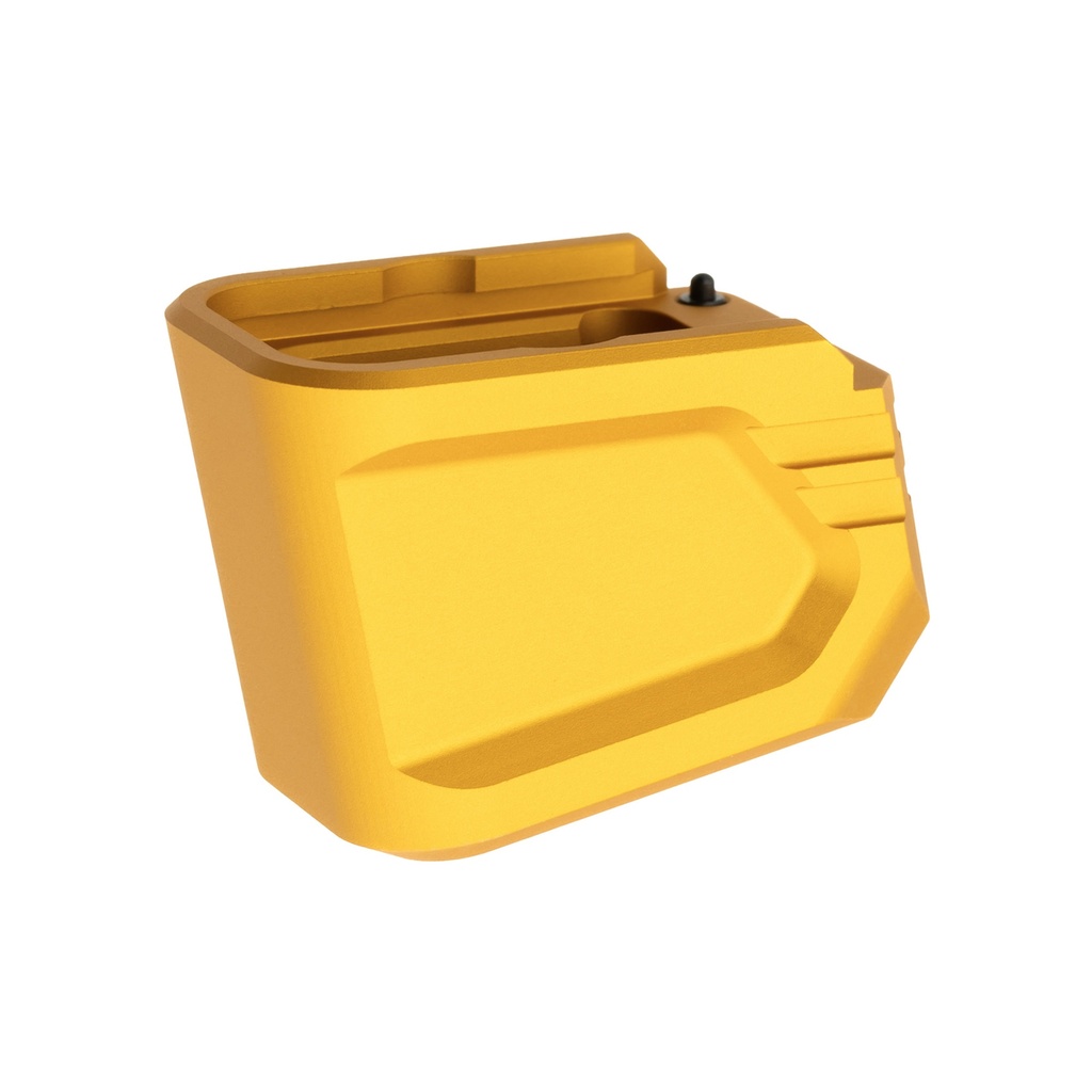 TYRANT MAG EXT FOR GLOCK 19/23 +5/4 GOLD