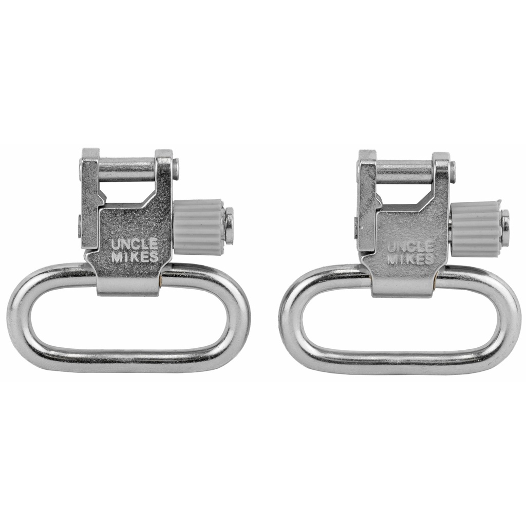 Uncle Mike's U/M SWIVELS QD SS BL 1" NK