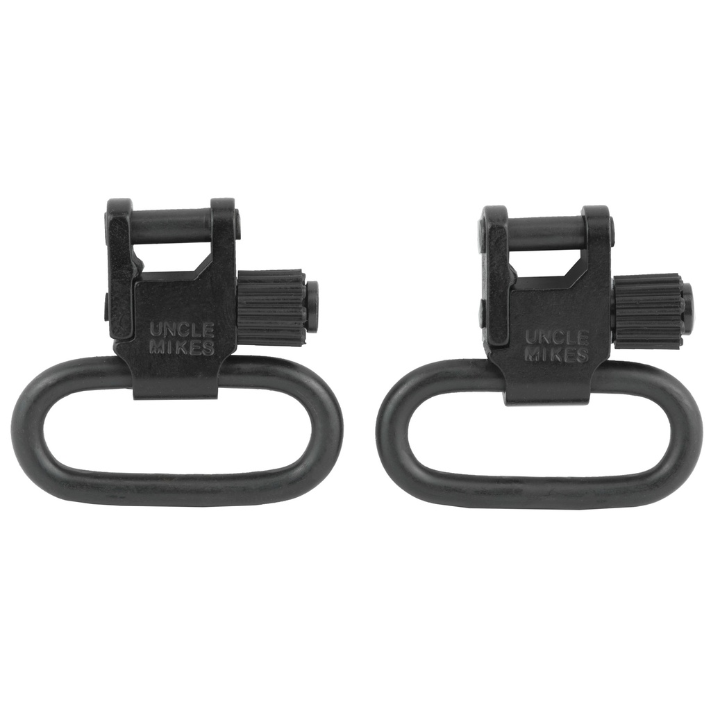 Uncle Mike's U/M SWIVELS QD SS BL 1"