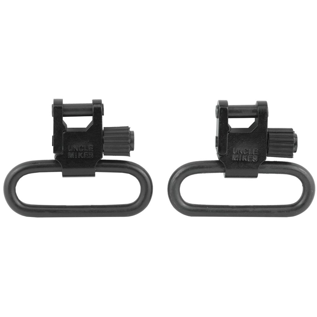 Uncle Mike's U/M SWIVELS QD SS BL 1.25"