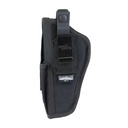 Uncle Mike's U/M AMB HIP HOLSTER W/PCH SZ 5 BLACK