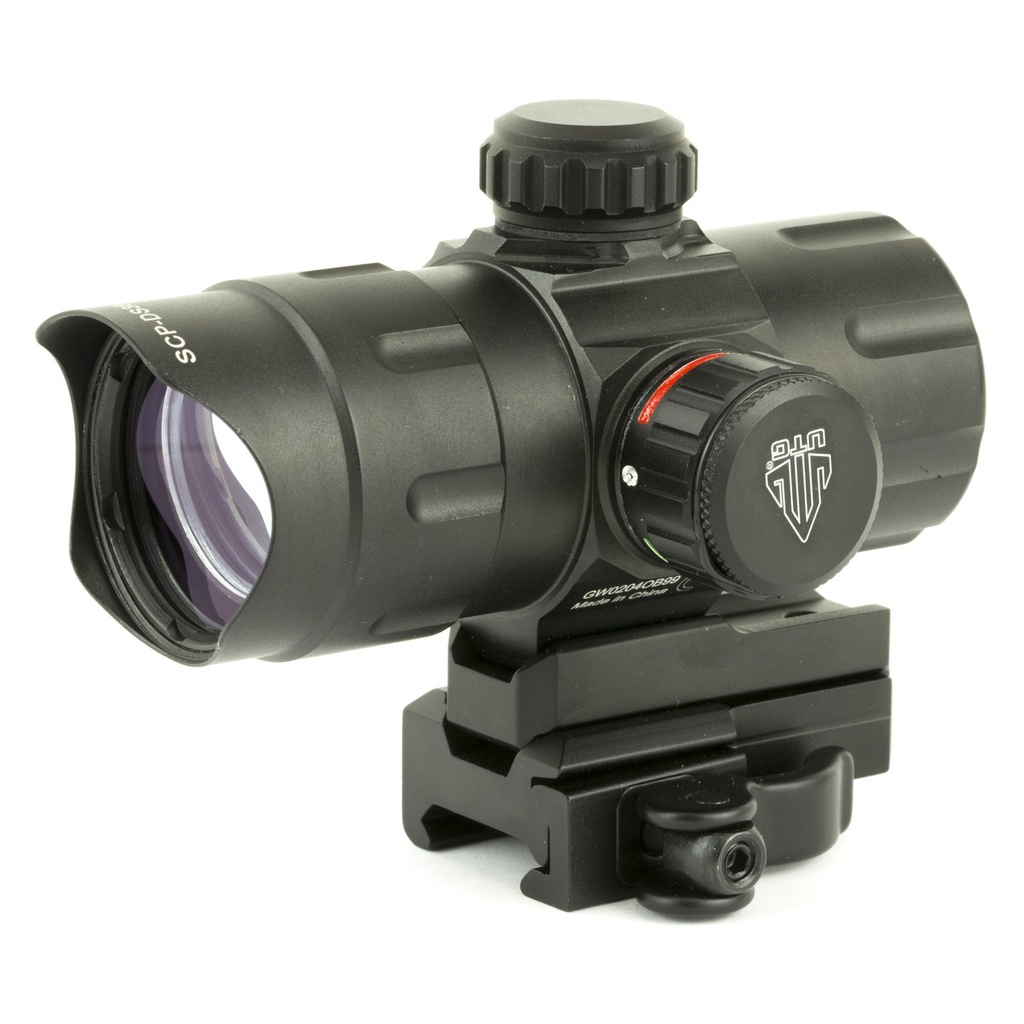 Leapers, Inc. - UTG UTG 4.2" ITA T-DOT W/QD MOUNT RD/GREEN
