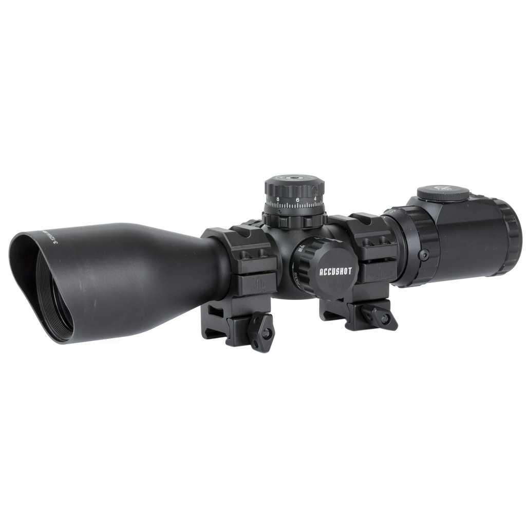 Leapers, Inc. - UTG UTG 3-12X44 SWAT COMPACT MDOT W/RINGS