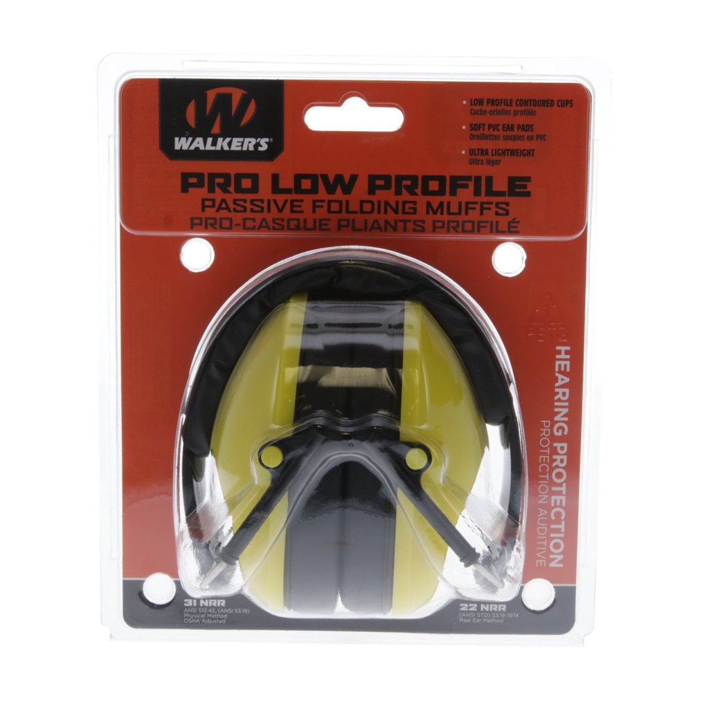 WALKER'S LOW PROFILE FLDING MUFF YELLOW