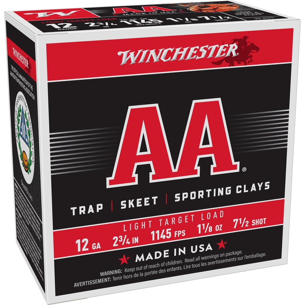 Winchester Ammunition WIN AA TRGT 12GA 2.75" #9 25/250