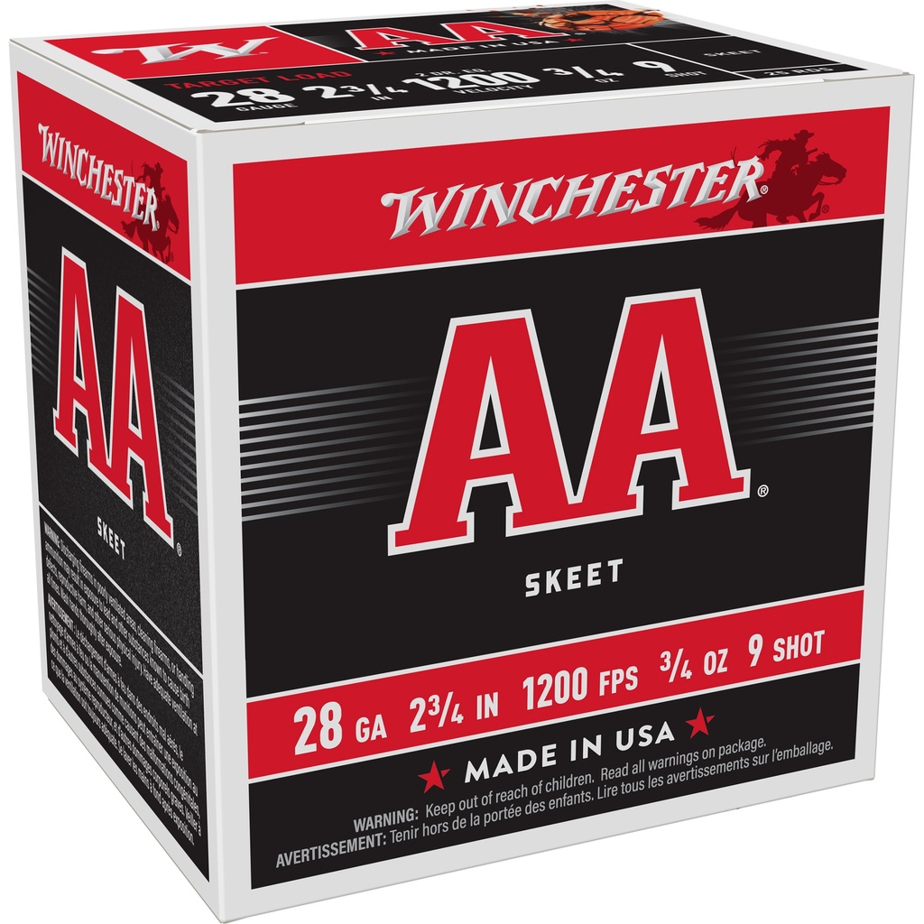 Winchester Ammunition WIN AA 28GA 2.75" #9 25/250
