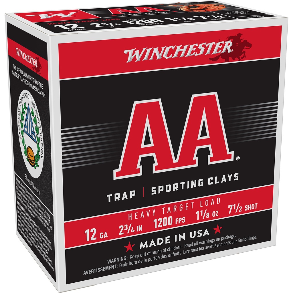 Winchester Ammunition WIN AA HVY TGT 2.75" #7.5 25/250