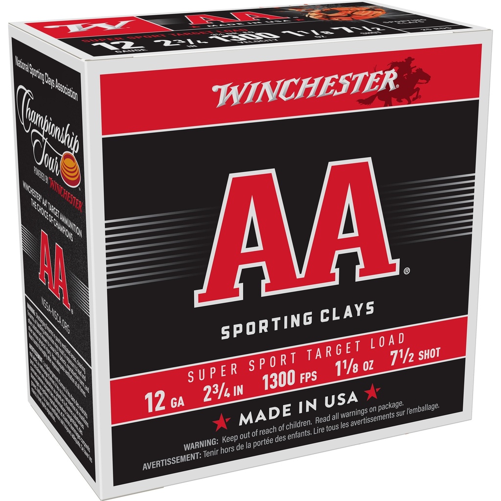 Winchester Ammunition WIN AA SS 12GA 2.75" #7.5 25/250