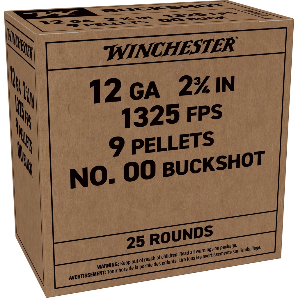 Winchester Ammunition WIN SERVC GRD 12GA 2.75" 00BK 25/250