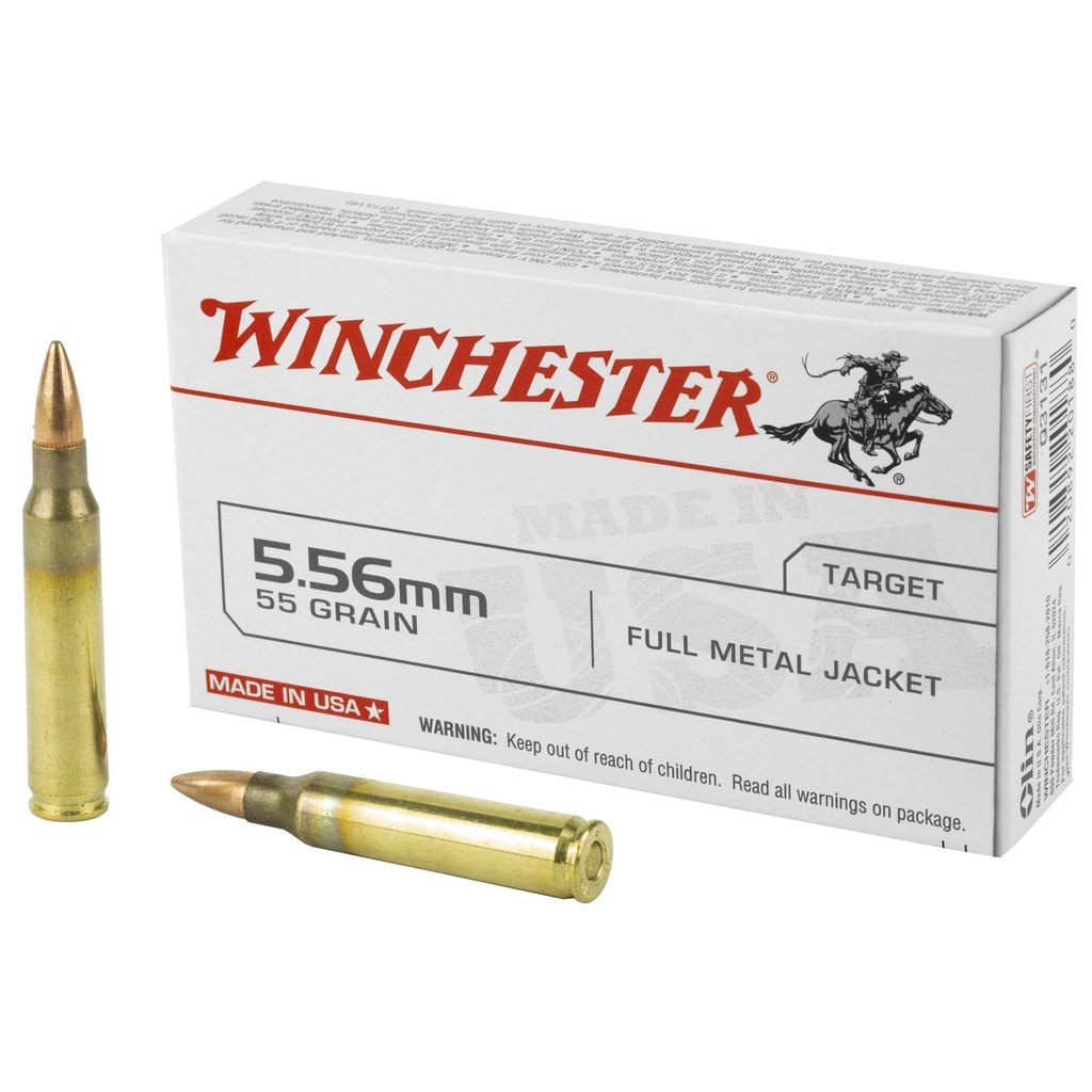Winchester Ammunition WIN USA 5.56 55GR FMJ 20/1000
